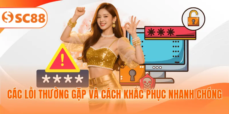 Các lỗi thường gặp và cách khắc phục nhanh chóng